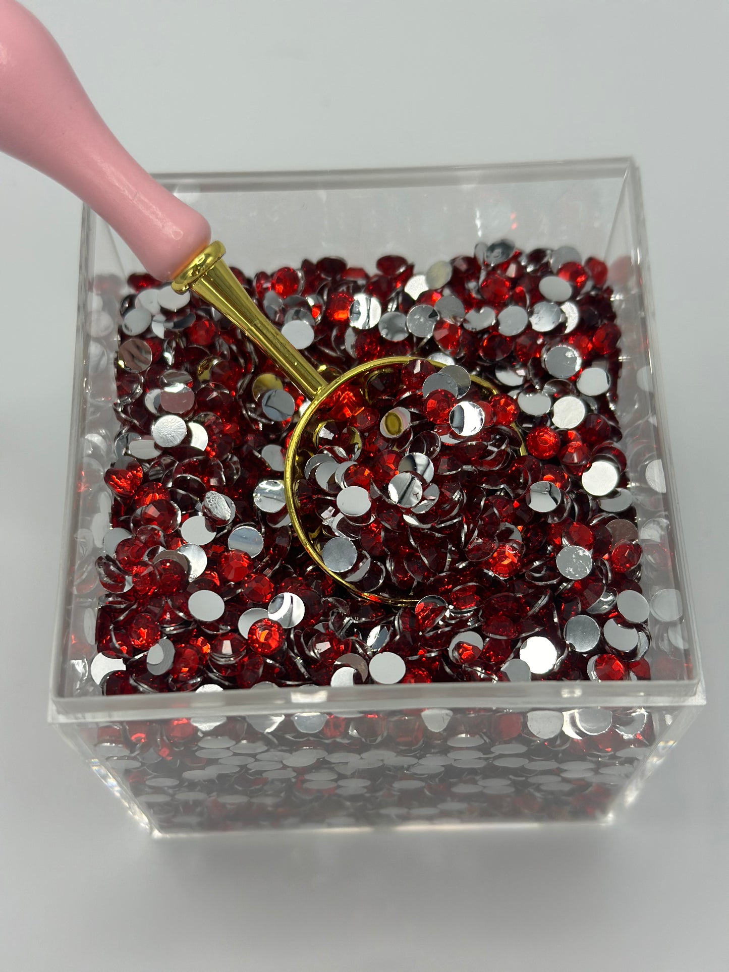 3mm Rhinestones Red