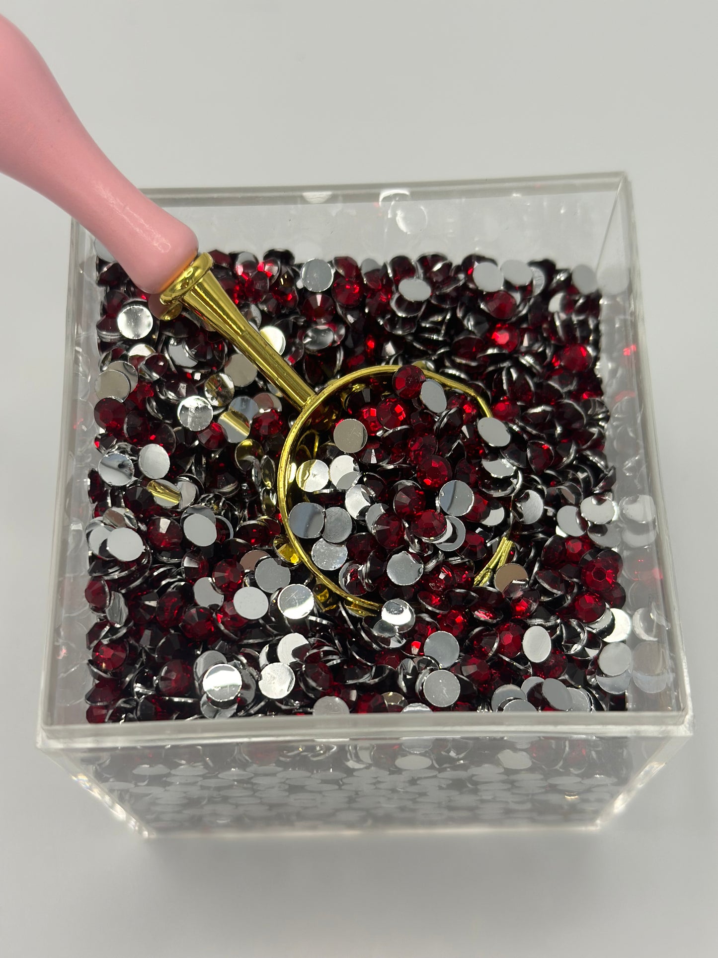 3mm Rhinestones Ruby Red